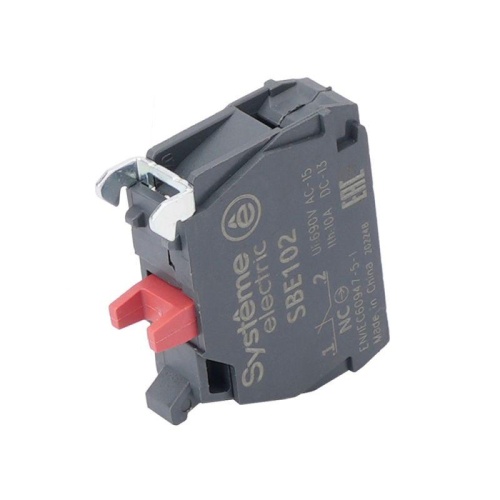 Блок контактный 1 НЗ | код. SBE102 | Systeme Electric Блок контактный 1 НЗ | код. SBE102 | Systeme Electric
