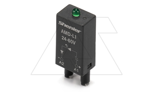 Модуль AMD-L1, зеленый LED, 6_24VAC/DC, черный, для SRU, SKF14, SKC, SKB, STB, SRC*-E, GZT, GZM, GZS, GZMB, ES32 | код AMD-L1/6_24VAC/DC | Shenler Модуль AMD-L1, зеленый LED, 6_24VAC/DC, черный, для SRU, SKF14, SKC, SKB, STB, SRC*-E, GZT, GZM, GZS, GZMB, ES32 | код AMD-L1/6_24VAC/DC | Shenler