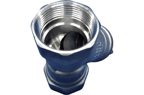 Фильтр ВВ 1 1/4' сетчатый, косой, латунь | код BFN-020-104 | Aquadeel