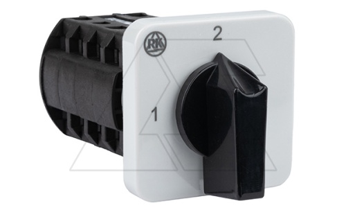 Переключатель BS 16 56K U, 3P, 20A, тип 1-2 (90°), 3NO на 1_2, без перемычек, на дверь, фронт IP40 | код EAC631293 | Rade Koncar Переключатель BS 16 56K U, 3P, 20A, тип 1-2 (90°), 3NO на 1_2, без перемычек, на дверь, фронт IP40 | код EAC631293 | Rade Koncar