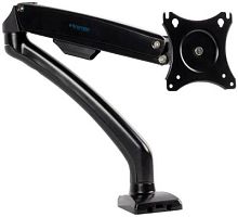 Кронштейн для мониторов ЖК Kromax OFFICE-8 черный 15-32 макс.8кг настольный поворот и наклон верт.перемещ. | код 1124064 | KROMAX