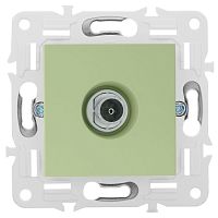 SKANDY Розетка TV оконечная SK-A12G мятный IEK | код SK-A10-O-K06 | IEK