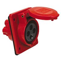 Розетка стационарная AM-414 скрытая 16A 220V~250V 3P+E IP44 (ANDELI) | код ADL13-038 | ANDELI