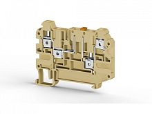 325 211, Клеммник 4-х выводной с размыкателем, 4 мм.кв., (синий), AVK 4 CCA | код 0.0.0.3.25211 | KLEMSAN