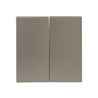 Валенсия лицевая панель выключателя 2-кл, проходного 10А кашемир PROxima | код ESV10-L-027-40 | EKF