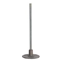 Точка заземления, закладная D=80мм, резьба М10, L=200мм PROxima | код gc-e1003 | EKF