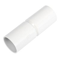 Патрубок-муфта белая d40 мм (1шт/150шт уп/кор) Промрукав | код PR13.02518 | ПРОМРУКАВ