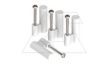 Крепление для щитов MSF для полых стен (гипсокартона), 4шт. | код 2000-00 | Elektro-plast Nasielsk