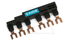 Шинка соединительная SDM7-A2, 3P, 63A, 690VAC, для 2x SDM7-32 | код SDM7-A2 | SAIDE