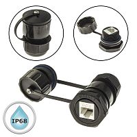 Разъём герметичный SZC RJ45M25Z1-6AG2, 10BASE-T,100 BASE-T, 1000 BASE-T | код 107889 | SZC