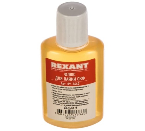 Флюс СКФ (спирто-канифольный флюс) 30 мл | код 60557 | FIT Флюс СКФ (спирто-канифольный флюс) 30 мл | код 60557 | FIT