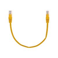 Патч-корд U/UTP, CAT 5e, RJ45-RJ45, 26AWG, LSZH, желтый, 0,3м REXANT | код 02-0105-03 | REXANT