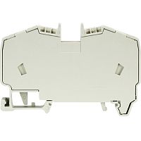 Проходная клемма, тип фиксации провода: пружинный, номинальное сечение: 10 мм кв., 57A, 800V, ширина: 10 мм, цвет: серый, тип монтажа: DIN 35 | код 56.710.0053.0 | Wieland