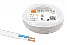 Провод ПУГСП (ПУГНП) 2х4 (бухта 10м) белый Народный ТРТС | код SQ0126-0215 | РЭМЗ ТМ