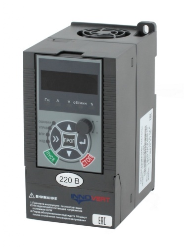 Преобразователь частоты векторный INNOVERT ITD401U21B2 (0,4 кВтx220 В), выходной ток 2.5 А, NPN/PNP, рабочий, на корпусе присутствуют незначительные следы от монтажа. | код ITD401U21B2_0102-H | INNOVERT Преобразователь частоты векторный INNOVERT ITD401U21B2 (0,4 кВтx220 В), выходной ток 2.5 А, NPN/PNP, рабочий, на корпусе присутствуют незначительные следы от монтажа. | код ITD401U21B2_0102-H | INNOVERT