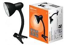 Светильник прищепка 220В, 40Вт, E27 черный глянец TDM | код SQ0337-0026 | TDM