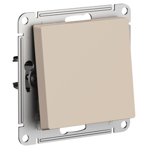 ATLASDESIGN 1-клавишный ВЫКЛЮЧАТЕЛЬ 2-полюсный, 10А, мех., ПЕСОЧНЫЙ | код ATN001221 | Systeme Electric