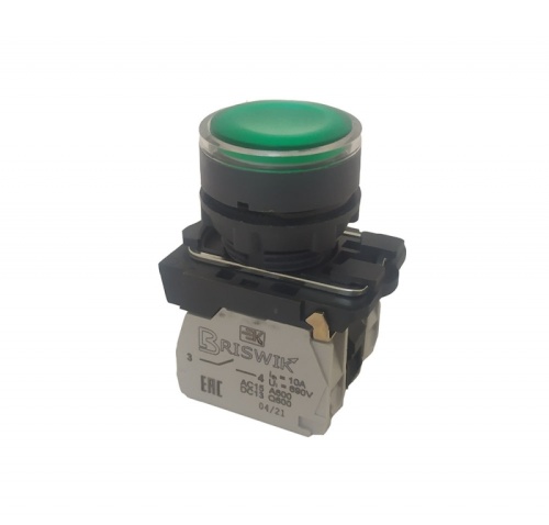 Выключатель Briswik КМЕ 4630м -Л 24В зеленый IP65 УХЛ2 10А 3но+0нз | код aB-EB-5Ai-3331 | Briswik Выключатель Briswik КМЕ 4630м -Л 24В зеленый IP65 УХЛ2 10А 3но+0нз | код aB-EB-5Ai-3331 | Briswik