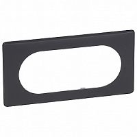 Рамка 4/5 модулей CELIANE, черная перкаль | код. 066745 | Legrand