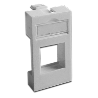 Вставка 22.5x45мм без шторок для Кейстоуна | код LAN-SIP-22R-WH | LANMASTER