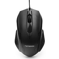 Мышь Гарнизон GM-110, USB, чип- Х, черный, 800 DPI, 2кн.+колесо-кнопка, кабель 1,5м | код GM-110 | Гарнизон