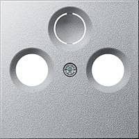 Накладка для телевизионной розетки (TV-FM) Серия- Eco Profi. Материал- термопласт Цвет- алюминий (крашеный). | код EP561BFPLTVAL | JUNG