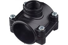 Седелка ПЭ 63 - 1' (крепление-болт) | код 3000063001 | Политэк