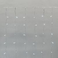 Гирлянда Дождь светодиодный 2х3м, эффект мерцания, прозрачный провод, IP44, 230В, диоды БЕЛЫЕ, 300LED NEON-NIGHT | код 235-555 | NEON-NIGHT