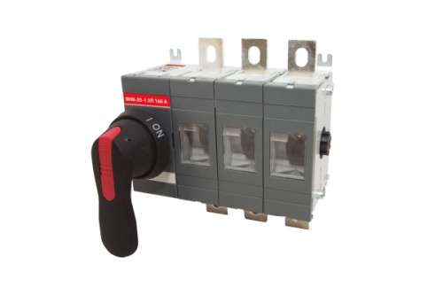 Рубильник ВНК-35-1 3П 160А с установленной фронтальной ручкой управления TDM | код SQ0744-0001 | TDM Рубильник ВНК-35-1 3П 160А с установленной фронтальной ручкой управления TDM | код SQ0744-0001 | TDM
