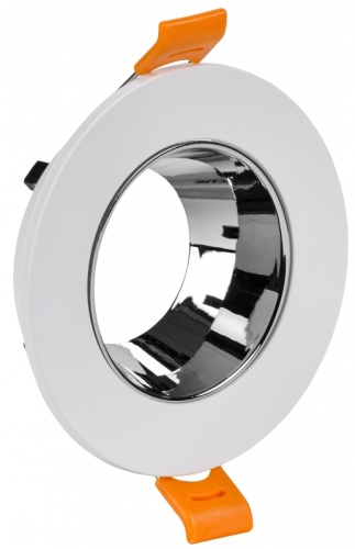 Светильник 4106 встр. поворотн. GU10 белый/хром пласт. IEK | код LT-UVB0-4106-GU10-1-K23 | IEK Светильник 4106 встр. поворотн. GU10 белый/хром пласт. IEK | код LT-UVB0-4106-GU10-1-K23 | IEK