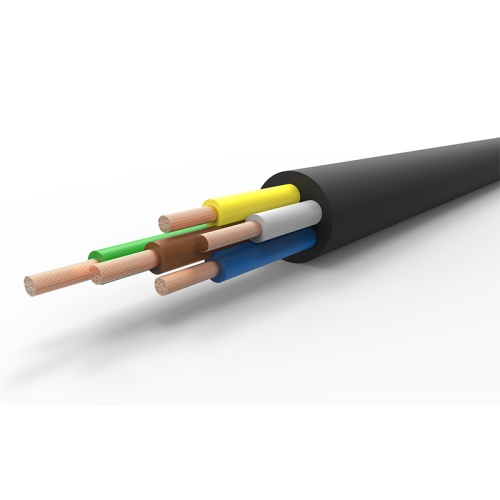 Кабель промышленный гибкий КГтп-ХЛ 5х2,5 мм кв, длина 10 метров, ГОСТ REXANT | код 01-8432-10 | REXANT
