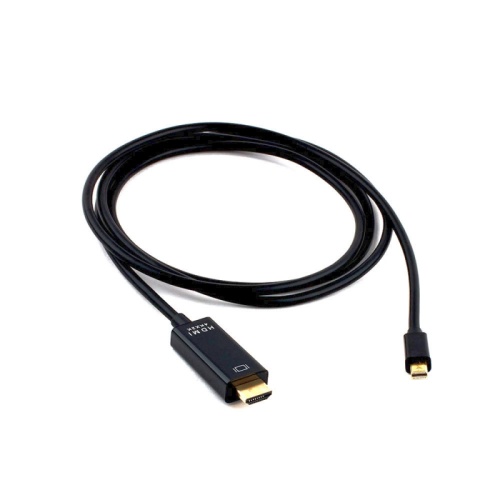 Кабель mDP->HDMI Cablexpert CC-mDP-HDMI-6, 20M/19M, DP v.1.2, 4K,1.8м, черный, позол.разъемы, пакет | код CC-mDP-HDMI-6 | Cablexpert