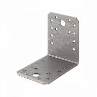 Уголок крепежный 90х90х65х2 мм, оцинкованный - накл. Tech-Krep | код 124407 | Tech-KREP