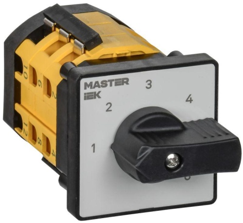 Переключатель кулачковый стандартная рукоятка 10А схема 85 | код MI-CS10-010-085 | IEK