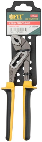 Клещи переставные CrV, тип D4, узкие губки 200 мм | код 70655 | FIT фото 3