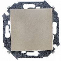 Выключатель 1-клавишный 15, скрытый монтаж, шампань | код. 1591101-034 | Simon