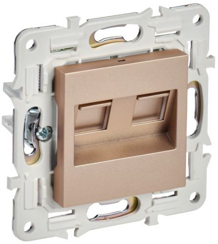 SKANDY Роз. комп. 2-ая RJ45 кат.6 SK-K04Sa песоч. IEK | код SK-K20-2-K98 | IEK SKANDY Роз. комп. 2-ая RJ45 кат.6 SK-K04Sa песоч. IEK | код SK-K20-2-K98 | IEK