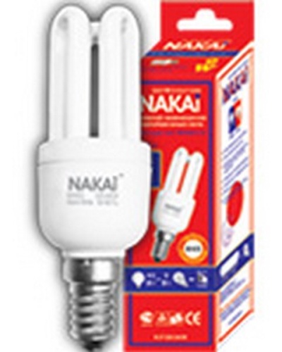 Лампа энергосберегающая (КЛЛ) 3U sup-mini 7Вт 220-230В E14 4200K NAKAI | код 7/952 | NAKAI Лампа энергосберегающая (КЛЛ) 3U sup-mini 7Вт 220-230В E14 4200K NAKAI | код 7/952 | NAKAI