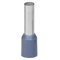 Наконечник-гильза с изолированным фланцем для жилы сечением 4кв.мм, длина контактной части 18мм, серый (НШВИ 4-18) | код IF4-18GR | DKC