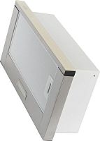 Вытяжка встраиваемая Elikor Интегра Glass 60Н-400-В2Д нержавеющая сталь/стекло бежевое управление: кнопочное (1 мотор) | код 1014416 | ELIKOR