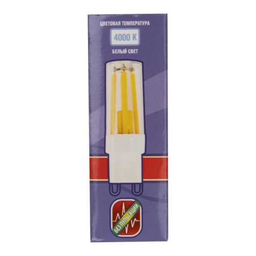 Лампа светодиодная филаментная LED G9 PRO 6w  4000K белый 500Lm 230V Jazzway | код 5062641 | JazzWay фото 2