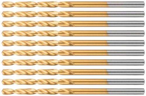 Сверло по металлу Cutop Profi с титановым покрытием, 2.3х53 мм (10 шт) | код 52-428 | FIT фото 5 Сверло по металлу Cutop Profi с титановым покрытием, 2.3х53 мм (10 шт) | код 52-428 | FIT фото 5