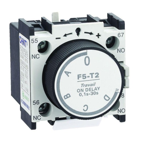 Приставка выдержка времени F5-T0 к контактору NC1 NC2 и NXC (R) | код. 258021 | CHINT Приставка выдержка времени F5-T0 к контактору NC1 NC2 и NXC (R) | код. 258021 | CHINT