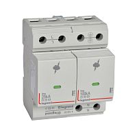 УЗИП T1 25kA 1P+N с сигнальным контактом | код 412281 | Legrand 