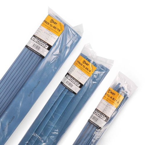 Трубка термоусадочная клеевая ТТК(3:1)-40/13 син. (уп.10м) КВТ 102429 фото 3