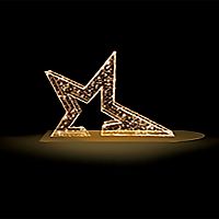 Декоративная 3D фигура Звезда 150см | код 501-523 | NEON-NIGHT
