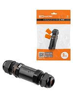 Кабельный коннектор I-образный (клеммник 5PIN) IP68 TDM | код SQ0589-0402 | TDM