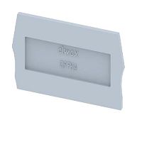 Концевая пластина для клемм, серая CPFK4-GREY | код 3911040000 | Elmex
