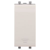 Кнопка модульная, Avanti, Ванильная дымка, 1 модуль | код 4405151 | DKC