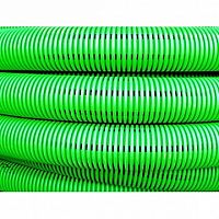 Труба гибкая двуст. дренаж. д.110мм, класс SN8, перфорация 360?, цвет зеленый (упак. 50м) | код. 140911-8K | DKC